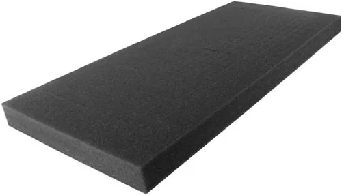 Vista 4 de FoamRush Cojín de espuma para tapicería de alta densidad de 0.5 x 12 x 18 pulgadas, color carbón