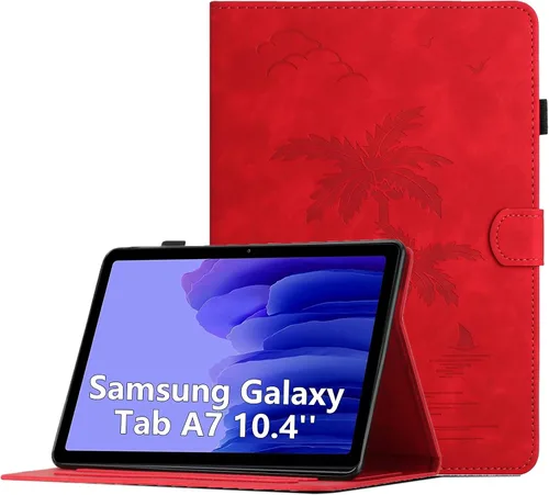 Vista 19 de Funda para Samsung Galaxy Tab S5e de 10.5 pulgadas 2019 modelo (SM-T720/T725/T727) - Funda protectora de piel sintética con bolsillo y función atril