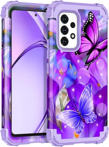 Vista 21 de Rancase Compatible con Galaxy A16 5G Funda, Protección Resistente a los Golpes de Tres Capas de Servicio Pesado Parachoques de Plástico Duro + Funda