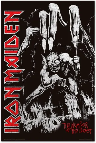 Vista 5 de Grupo Erik Póster de ántrax Evil Kings - 36 x 24 pulgadas / 36.0 x 24.0 in - Enrollado - Póster genial, póster de arte, carteles de pared e