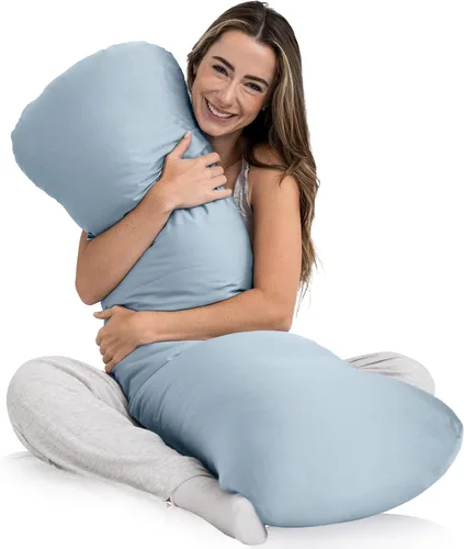 Vista 14 de SleepCloud Almohada corporal con peso de 6.5 libras, cubierta de Tencel