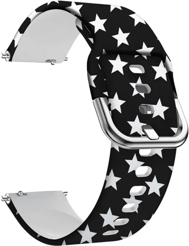 Vista 14 de Correa de silicona universal de repuesto para reloj, 25/32 pulgadas, correas suaves compatibles con reloj Gizmo/Samsung Galaxy Watch Active/1.65