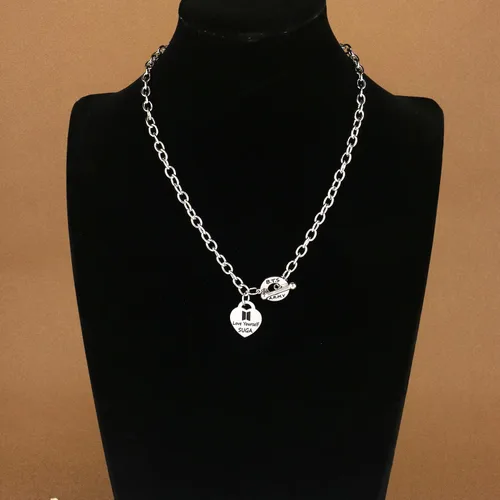 Vista 2 de ARETIS Kpop Bangtan - Collar de regalo para niños Be the best J-HOPE JIMIN JIN JK RM SUGA V Collar Bangtan Boys Lover Jewelry Regalo para niños fans