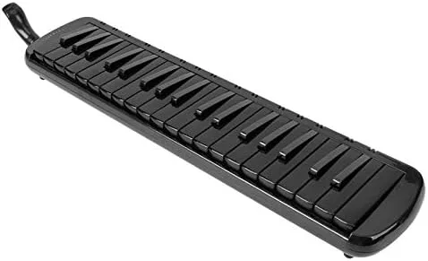 Vista 8 de Melodica Cuerpo ABS de 37 teclas con placa de latón y bolsa de EVA Negro