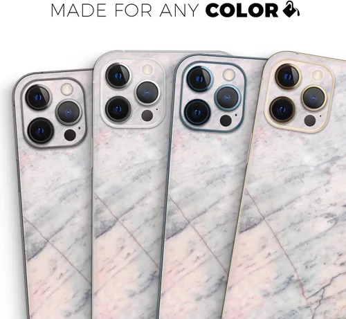 Vista 8 de DesignSkinz Kit de calcomanías de cuerpo completo compatible con iPhone 15 Plus, superficie de mármol pizarra V12