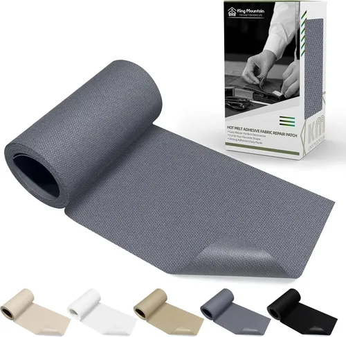 Vista 36 de KING MOUNTAIN Parche de lona para planchar, 3 x 60 pulgadas, parche de reparación de tela 100% algodón impermeable, utilizado para varios sofás