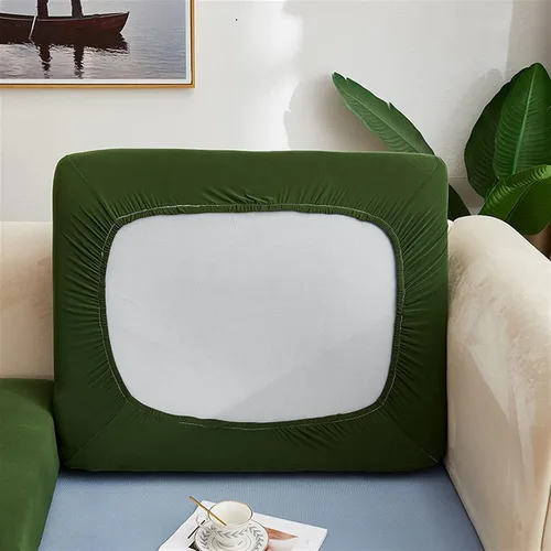 Vista 10 de Fundas de cojín elásticas para cojines de sofá, fundas de asiento de caravana, protector de sofá de dos asientos, de elastano, protector de muebles