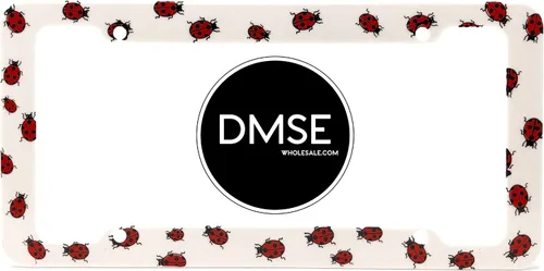 Vista 9 de DMSE - Soporte para marco de matrícula de plástico, diseño decorativo para cualquier vehículo o camión