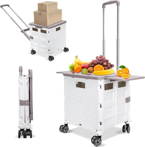 Vista 15 de Ruedas de Repuesto para Subir Escaleras para Carrito de Compras y Lavandería, Ruedas para Subir Escaleras de Carrito de Compras Triangular Trolley