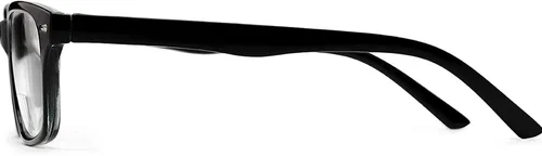 Vista 3 de The Manhattan Bifocal Reader - Lentes de lectura estilo rectangular para hombres y mujeres + 1.00 color negro