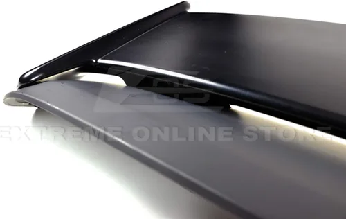 Vista 4 de para Honda Civic EJ6 3Dr Hatchback 1996-2000 Alerón trasero de techo estilo JDM Type-R de plástico ABS negro con imprimación Wing Spoiler CTR EK9
