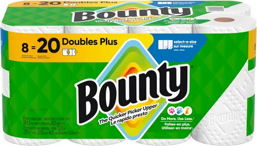 Vista 17 de Bounty Select-a-Size - Toallas de papel, color blanco, 12 rollos (paquete de 1)