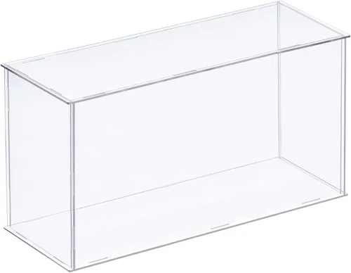 Vista 14 de MECCANIXITY Caja plástica de acrílico de la vitrina clara monta el escaparate a prueba de polvo 6.3x4.3x6.1 pulgadas para artículos coleccionables
