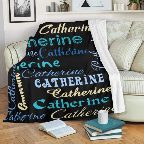 Vista 5 de Manta personalizada con nombre, manta personalizada de franela para niños, mujeres, hombres, Navidad, cumpleaños, madre, padre, día de San Valentín