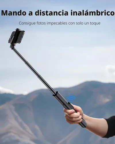 Vista 4 de TODI Selfie Stick Tripod for iPhone, 60" Lightweight Phone Tripod Stand with Wireless Remote, Extendable Selfie Stick for iPhone, All-in-1