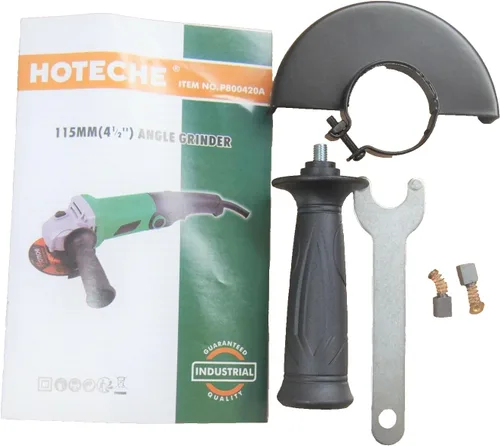 Vista 7 de Hoteche Amoladora angular eléctrica de velocidad variable de 4-1/2 ", mango largo 950w