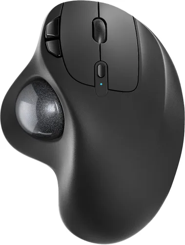 Vista 14 de Nulea Ratón Trackball Inalámbrico M501, Ergonómico Recargable, Control Fácil con el Pulgar, Seguimiento Preciso y Suave, Conexión de 3 Dispositivos
