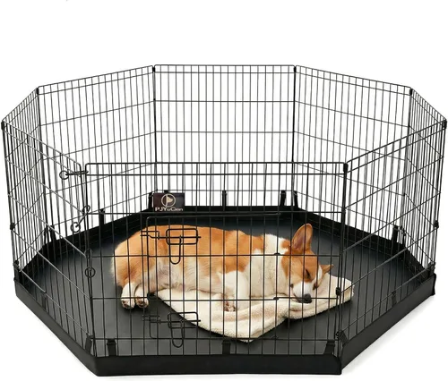 Vista 10 de PJYuCien Bolsa de Almacenamiento para Corralito de Perros, Adecuada para Corralito Plegable de Ejercicio para Mascotas de 61x61 cm, Valla