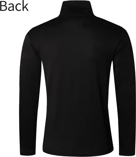 Vista 20 de Camiseta de manga larga para hombre, ajustada, ligera, con cuello de tortuga