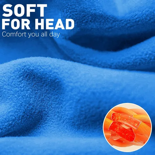 Vista 4 de JOEYOUNG Calentadores de orejas de forro polar para hombres, mujeres y niños, diadema de invierno, orejeras para clima frío, correr, ciclismo, esquí