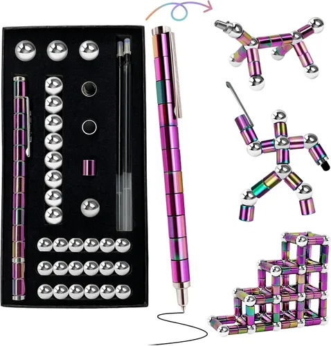 Vista 8 de Juguetes de Bolígrafo Fidget Magnético para Adolescentes – Regalos únicos de cumpleaños para hombres jóvenes, regalos divertidos para adolescentes