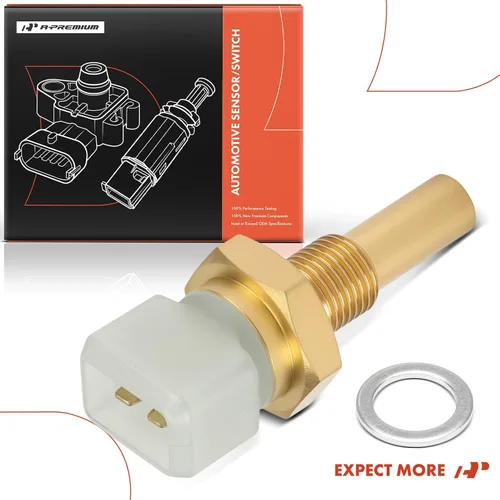 Vista 7 de A-Premium Sensor de temperatura del refrigerante del motor [2 pines] compatible con Volkswagen Jetta, Passat, Golf, Fox, Quantum, Scirocco y Audi