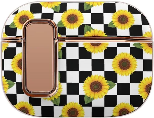 Vista 20 de Funda para auriculares compatible con Airpods Pro 2, funda de plástico, con bloqueo, protección a prueba de golpes
