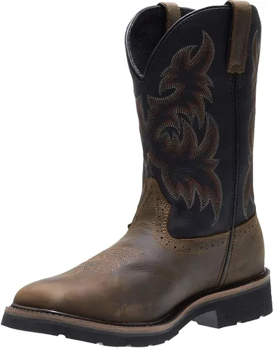 Vista 6 de WOLVERINE Botas de trabajo Wellington con punta de acero Rancher WPF para hombre