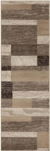 Vista 57 de Superior - Alfombra de pasillo, reverso de yute, moderna, geométrica, para dormitorio, oficina, sala de estar, entrada, suelo de madera dura