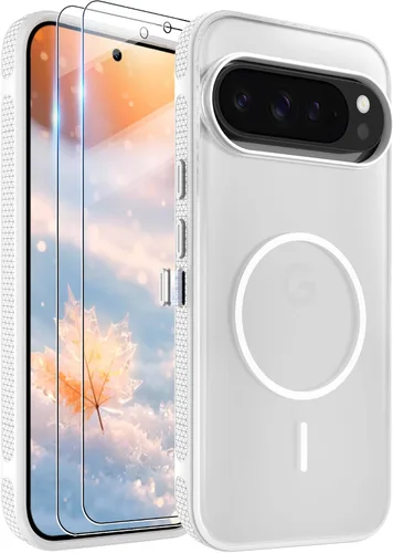 Vista 387 de Jshru Funda para Samsung Galaxy S26 Plus/Galaxy S25 Plus: para Galaxy S24 Plus [compatible con Magsafe] [2 protectores de pantalla HD] cubierta