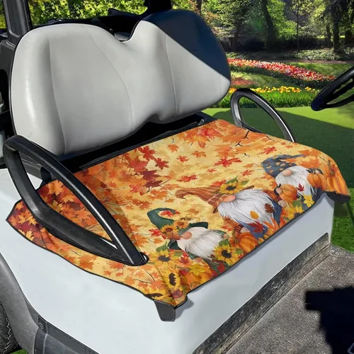 Vista 26 de Fundas de asiento de carrito de golf, toalla de manta de asiento de carrito de golf, cubierta de asiento de carrito de golf para asientos de 2