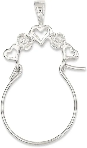 Vista 8 de Collar con dije de corazón de plata de ley 925, joyería fina para mujer, regalos para ella, Plata esterlina