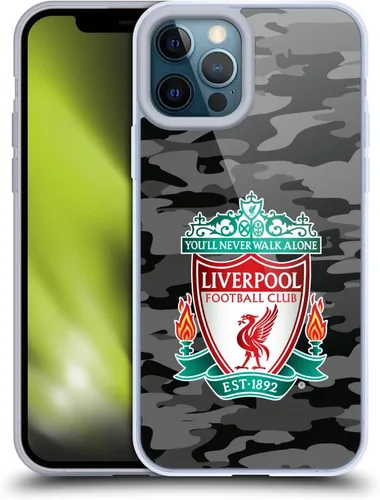 Vista 26 de Head Case Designs Funda de gel con licencia oficial del Liverpool Football Club Away Colourways Crest Camou [protección de grado militar] compatible