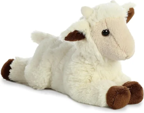 Vista 96 de Aurora® Adorable Mini Flopsie™ Mei Mei™ Animal de peluche, facilidad juguetona, compañeros atemporales, color blanco, 8 pulgadas