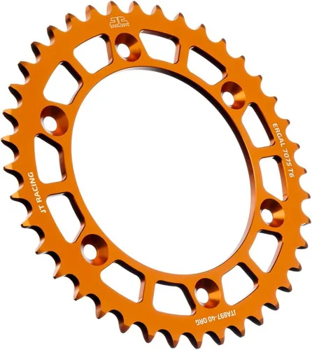 Vista 20 de JT Sprockets JTA897.38BLK - Piñón trasero de aluminio anodizado 7075 T6, color negro