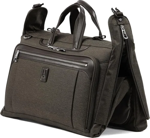 Vista 3 de Travelpro Platinum Elite - Bolsa de mano de tres pliegues, para hombres y mujeres, Espresso intenso, Platinum Elite - Bolso de mano de tres pliegues
