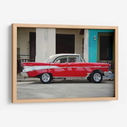 Vista 8 de Canvas Lab Cars of Cuba VII by Laura DeNardo 12 x 8 in Canvas Print Wall Art Travel, Transportation, Ethnic Wall Decor for Bedroom, Living