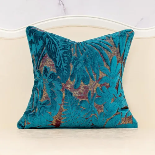 Vista 20 de Funda para almohada o cojín Alerfa de 18 x 18 pulgadas con estampado floral, terciopelo, moderna, apoyo lumbar, decorativa, para sofá, para Beige