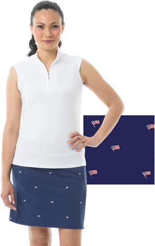Vista 3 de SanSoleil Falda de golf con estampado Solstyle para mujer