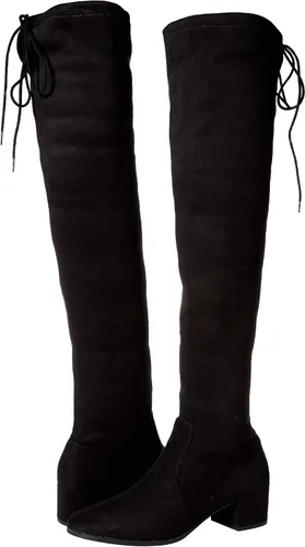 Vista 7 de Lavandería china mujer mística cerrada dedo del pie sobre rodilla moda botas