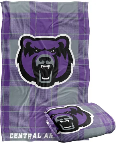 Vista 258 de LOGOVISION St John's University Campus Plaid Spirit Silky Touch Manta súper suave 36 x 58 pulgadas