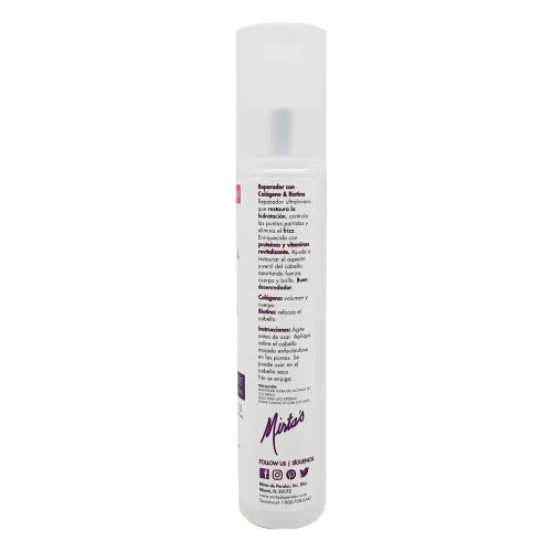 Vista 3 de Mirta de Perales Champú de biotina de colágeno + acondicionador + reparación MistSet\