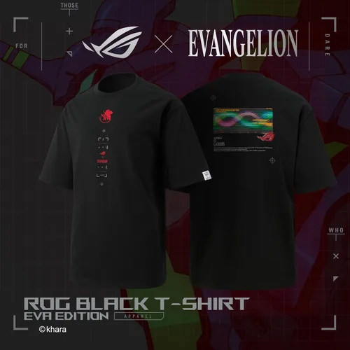 Vista 3 de ASUS Camiseta corta de cuello redondo y ajuste clásico