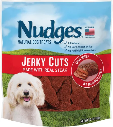 Vista 16 de Blue Buffalo Nudges Jerky Cuts - Golosinas para perros de pollo y pato