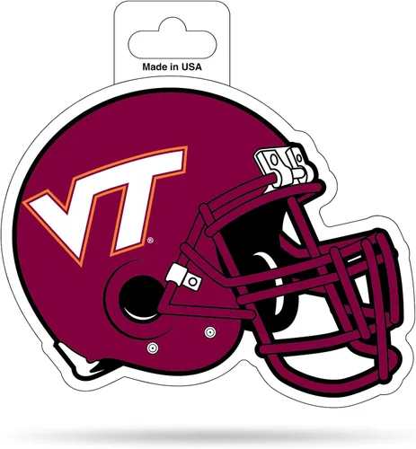 Vista 95 de Rico Industries NCAA - Calcomanía para casco de corte en forma de 4.75 x 5 pulgadas