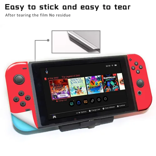 Vista 3 de oqpa Calcomanía de diseño de personajes de dibujos animados Kawaii para Nintendo Switch, divertida, divertida, a la moda, genial, para niños, niñas