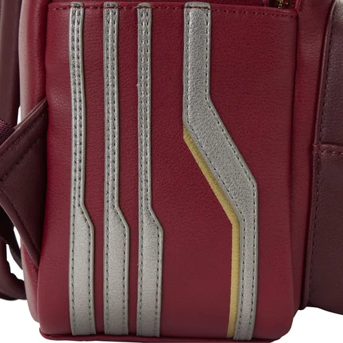 Vista 6 de Loungefly Marvel Avengers Iron Gauntlet Infinity Saga Hero Mini Mochila, Rojo -, Bolso de hombro
