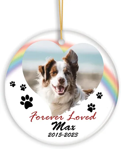 Vista 15 de Foto personalizada y nombre de nuevo papá, adorno de Navidad para nueva mamá, adorno personalizado de la primera Navidad del bebé, primera Navidad