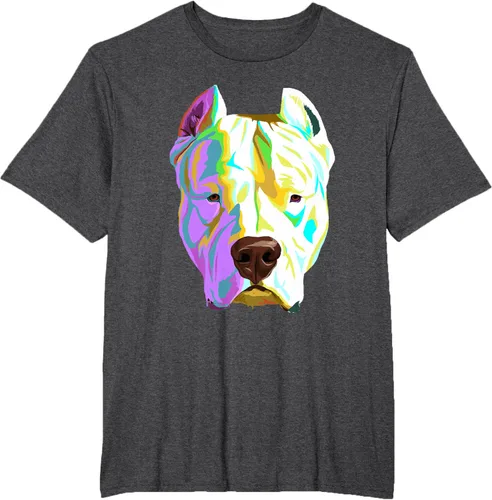 Vista 66 de Colorida camiseta Dogo Argentino, Negro, S