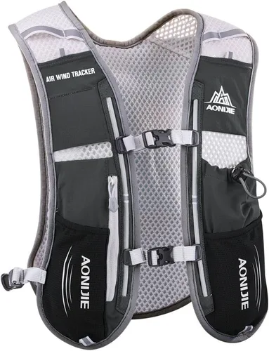 Vista 16 de AONIJIE Hydration Vest Pack Backpack 5L 5.5L Marathoner Running Vest Race Hydration for Women and Men Trail Run Hiking Jogging